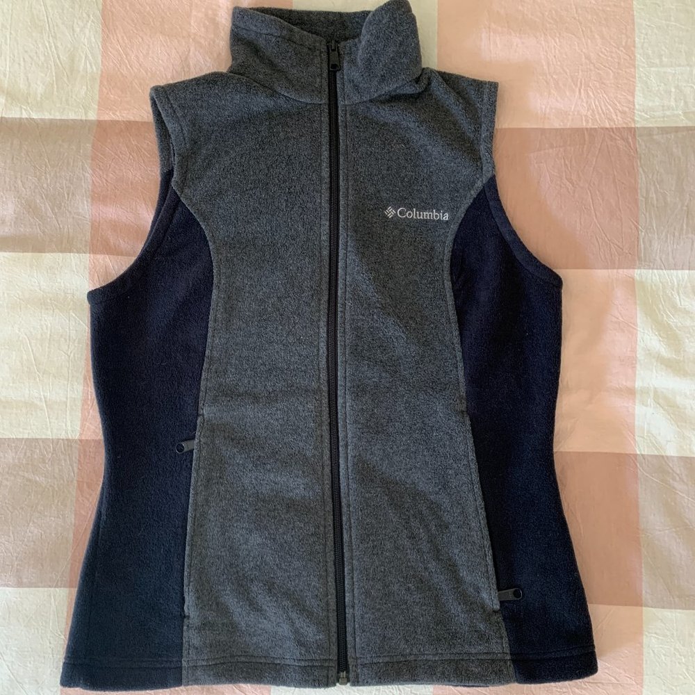 Columbia Fleece Vest Black/Grey